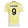 Maillot de Foot Juventus Vlahovic 9 Exterieur 2024-25 Maillot de Foot Juventus Vlahovic 9 Exterieur 2024-25